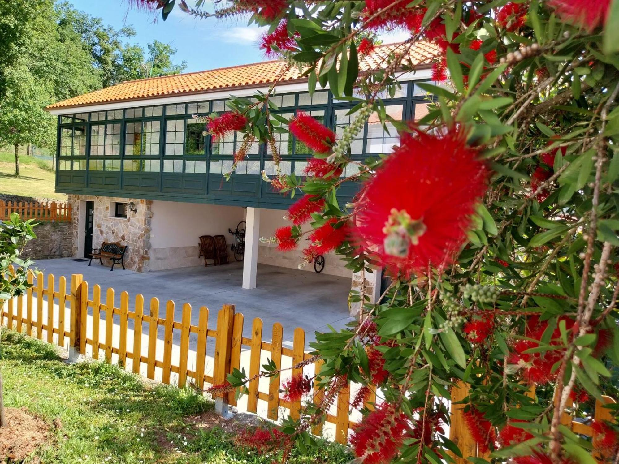 Casa Galipendre Villa A Estrada Exteriör bild